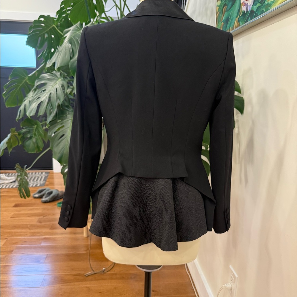 Altuzarra for Target black  tuxedo blazer with peplum hem. Size M - Picture 2 of 11